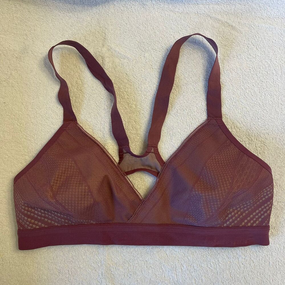 Lululemon Women's Sports Athletic Mesh Crossback Strappy Bralette Bra Size 32B - Picture 4 of 7